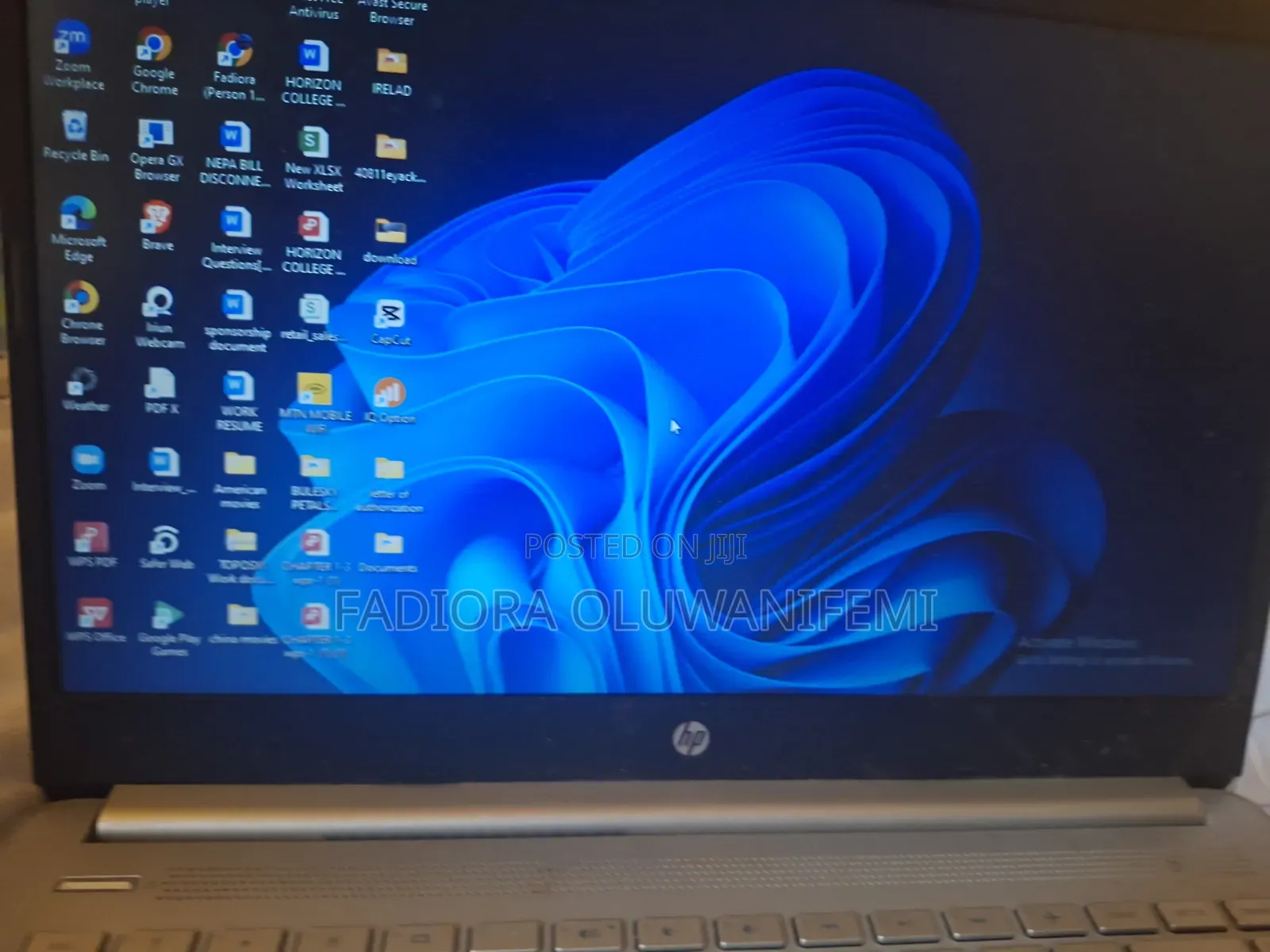 Laptop HP 8GB Intel Core i3 SSD 512GB