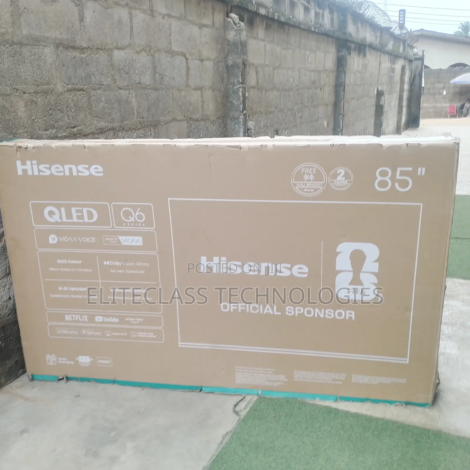 85" Hisense Smart Television QLED