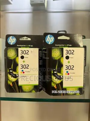 Original HP 302 Tri Color Printer Ink Set Cartridge