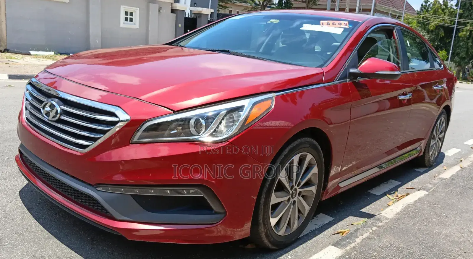 Hyundai Sonata Sport PZEV 4dr Sedan (2.4L 4cyl 6A) 2015 Red