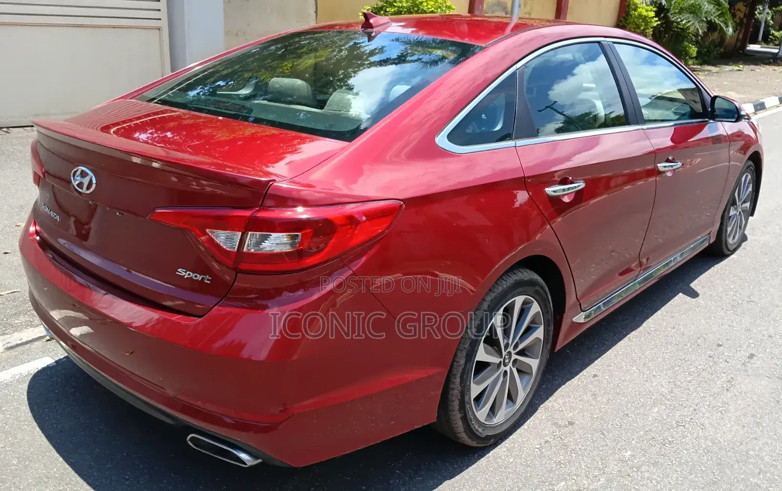 Hyundai Sonata Sport PZEV 4dr Sedan (2.4L 4cyl 6A) 2015 Red