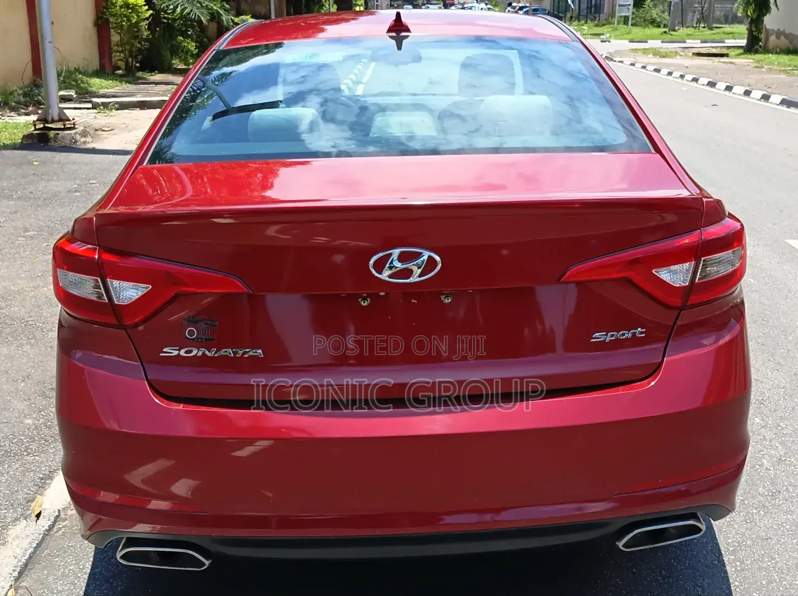 Hyundai Sonata Sport PZEV 4dr Sedan (2.4L 4cyl 6A) 2015 Red