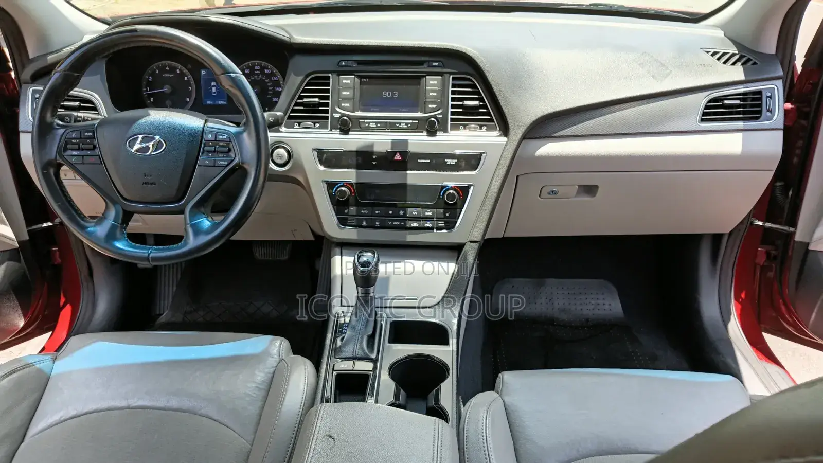 Hyundai Sonata Sport PZEV 4dr Sedan (2.4L 4cyl 6A) 2015 Red