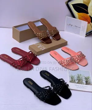 Zara Flat Slippers for Women