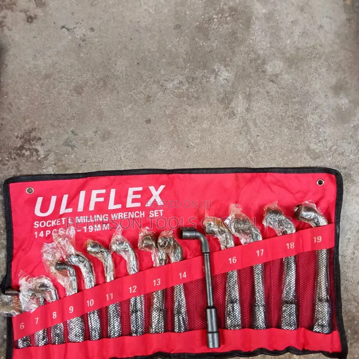 6-19mm Socket Milling Wrench Set/ L Spanner Set