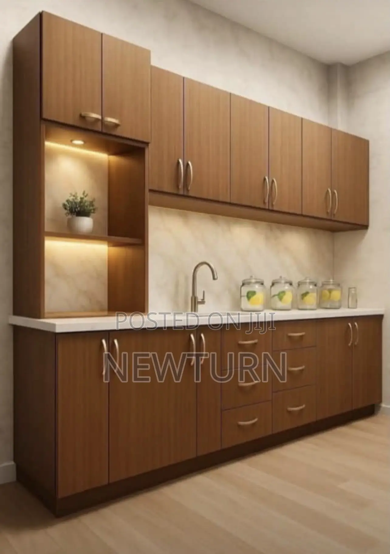 New Model of Luxury Kitchen Cabinets.