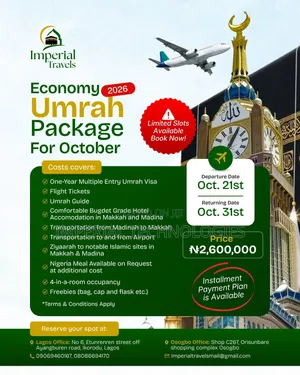 October Umrah Package