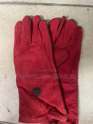 Welders Red Leather Glove