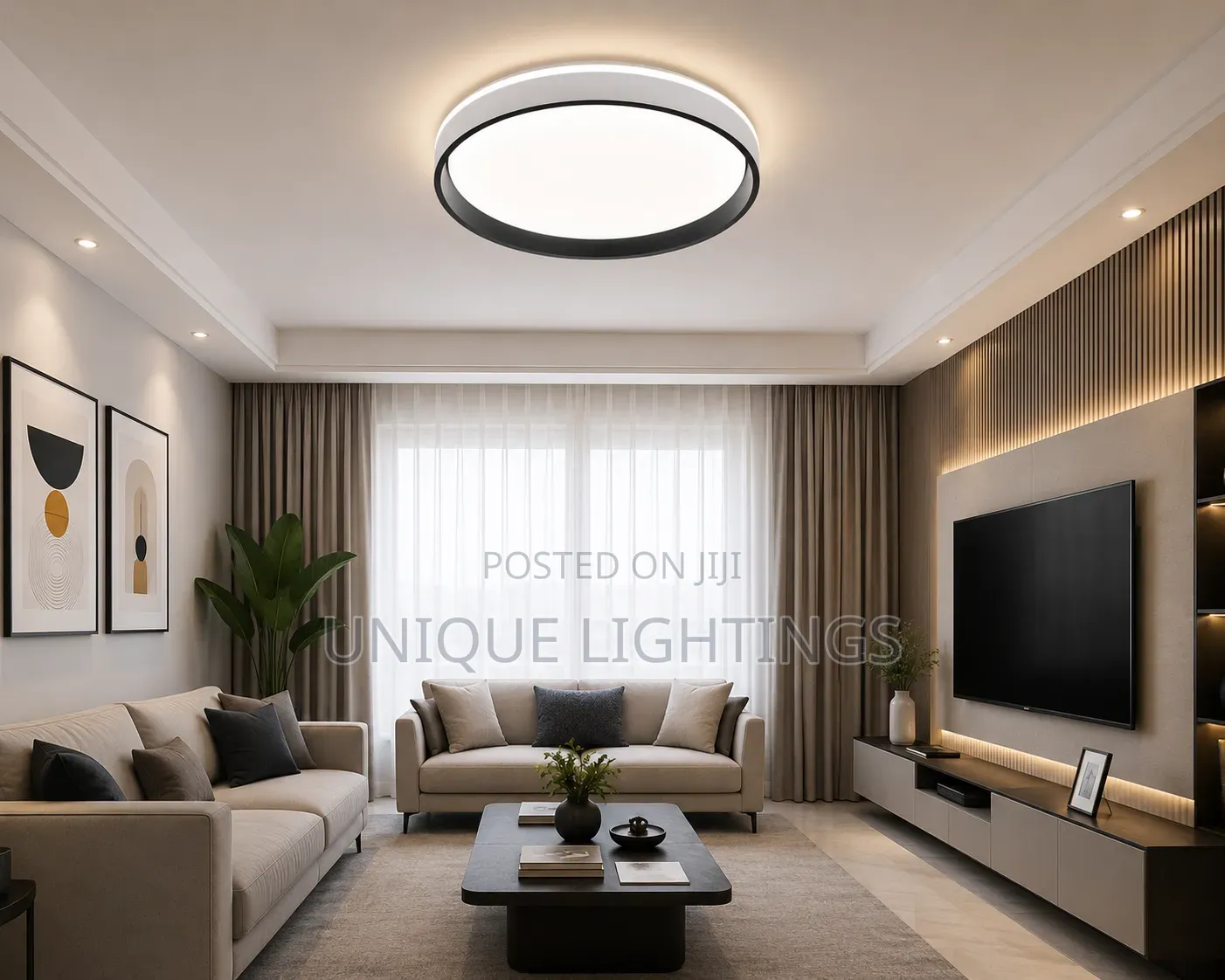 Evergreen 03 Ceiling Led Light (Warm and Pure White )