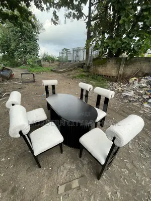 Set of Dining Chairs With Table by Morderncity Furniture