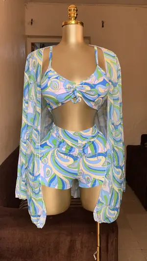 3pc Beach Short and Kimono