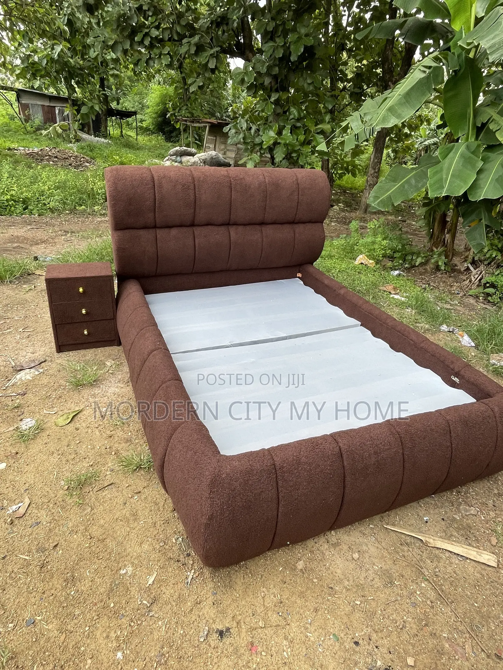 Bedframe With Bedside by Morderncity Furniture