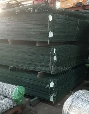 Anti Finger Coated Panel Fence Wire Fence , Panel Mesh