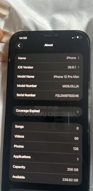 Apple iPhone 12 Pro Max 256 GB Blue