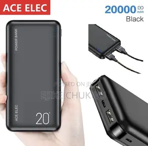 Ace 20,000mAh Fast Charging Power Bank – High Capacity