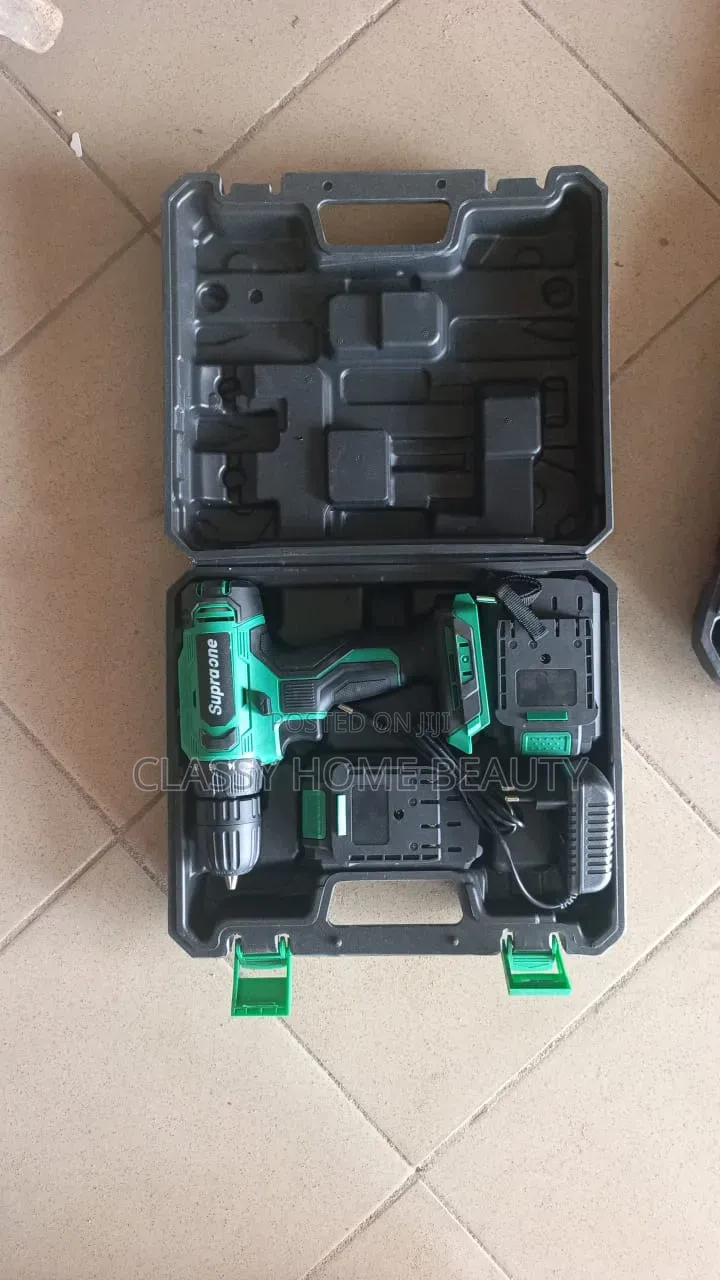 Brand New Supraone Cordless Drill Machine With Battery & Case