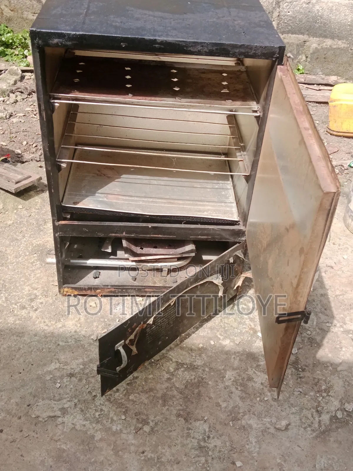 Fabricated Charcoal/Gas Burner/Oven