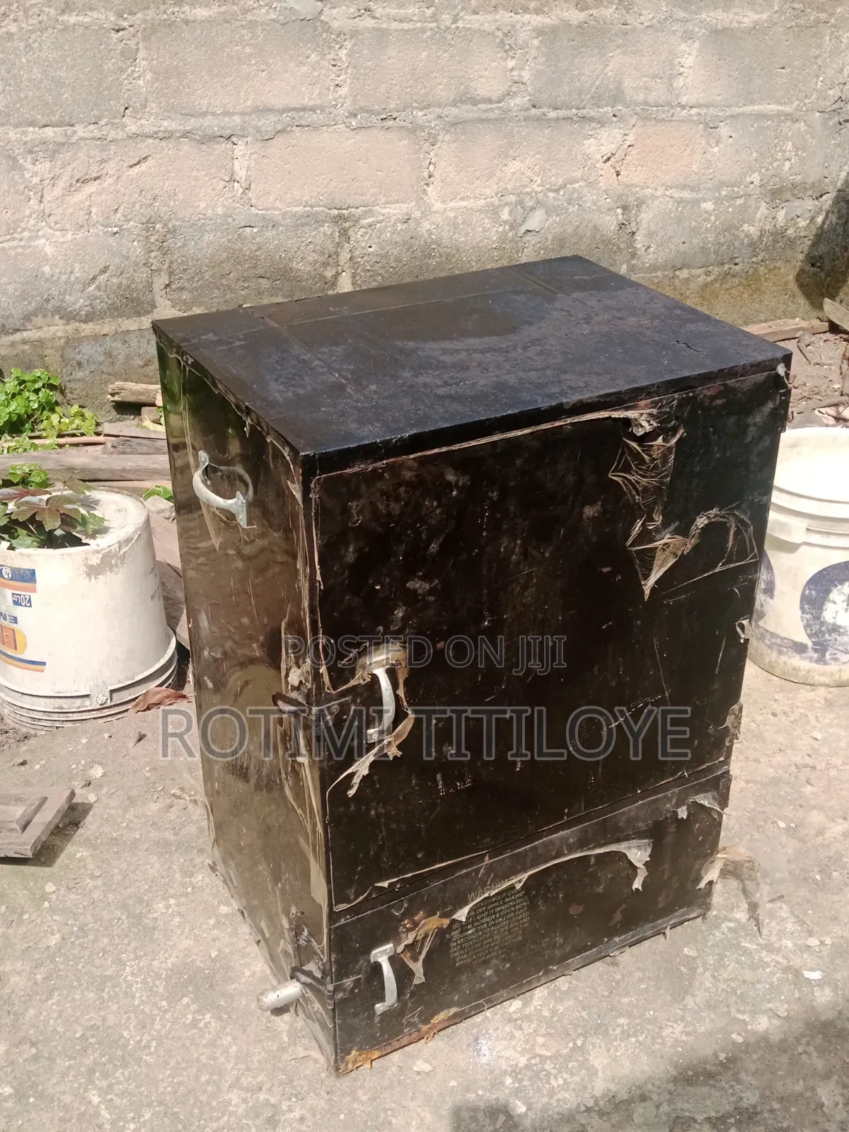 Fabricated Charcoal/Gas Burner/Oven