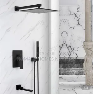 Conduit Shower Mixer Black 5 Ways