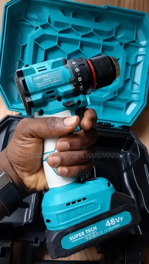 48V Cordless Brushless Drill Machine – Rechargeable Power Tool