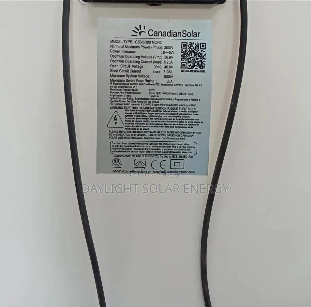 300w Canadian Solar Panels
