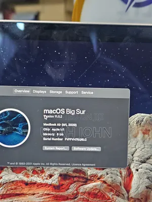 Laptop Apple MacBook Air 2020 M1 8GB Apple M1 SSD 256GB