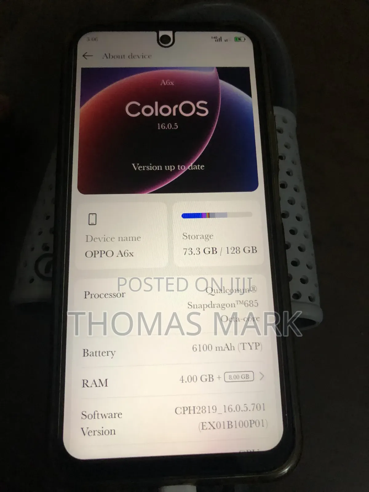 Oppo A6x 128 GB Blue