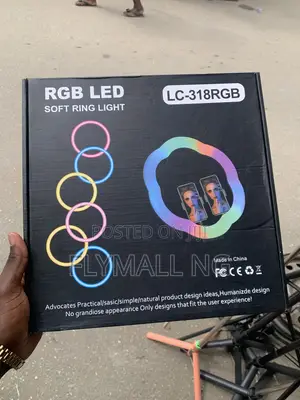 LC-318RGB RGB LED Soft Ring Light With Stand