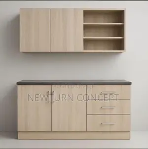 Mini Luxury Kitchen Cabinets With Up Unit