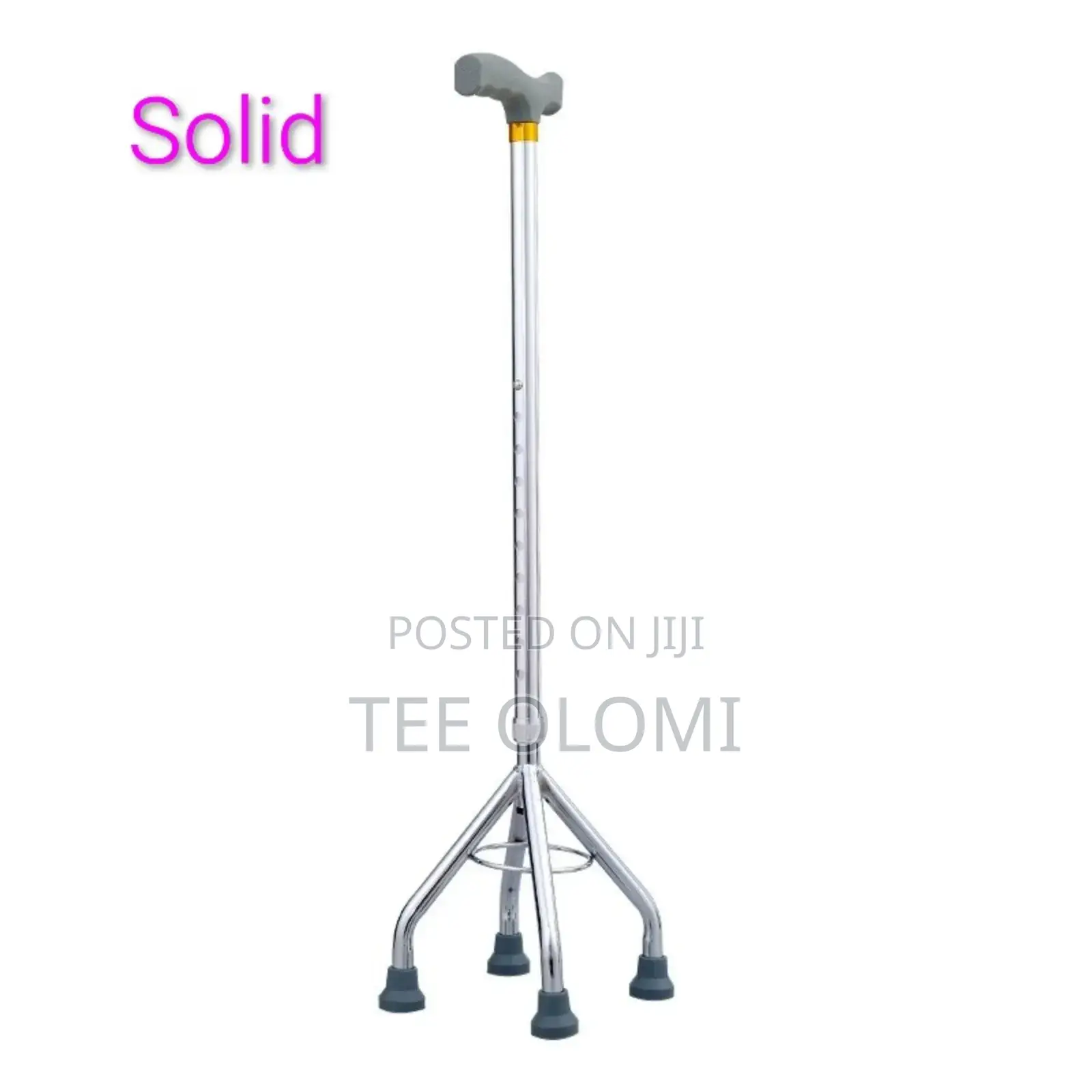 Quadripod Walking Stick, Adjustable Four Legged Walking Stick