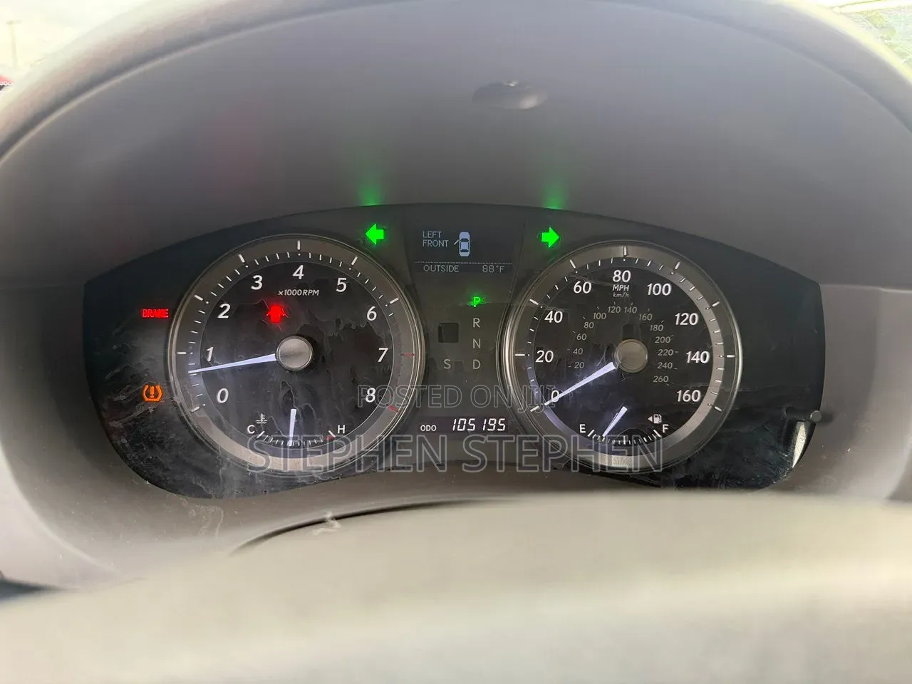 Lexus ES 350 2010 Blue