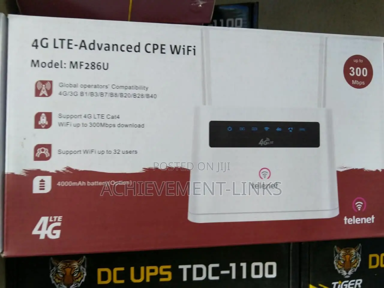 Telenet 4G LTE Advanced CPE WiFi+Battery