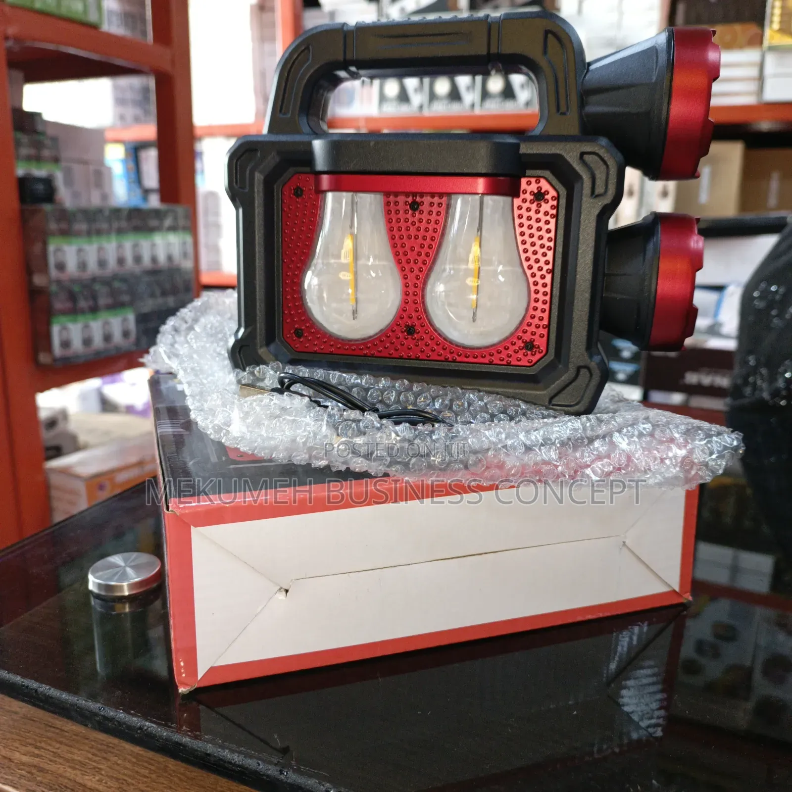 Double Touch Solar Rechargeable Lamp