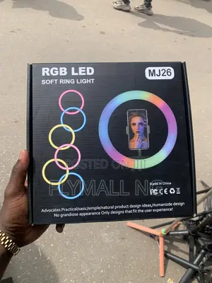 MJ26 RGB LED Soft Ring Light With Stand