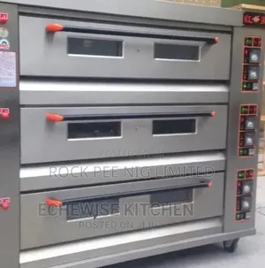 9 Trays 3 Deck Oven Pure Stainless Steel