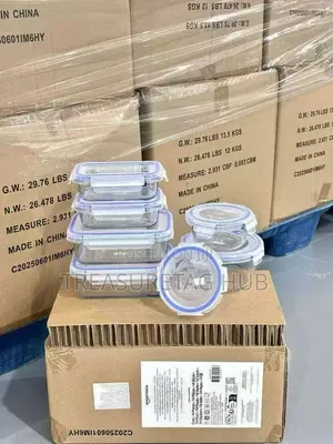 7pcs Glass Storage