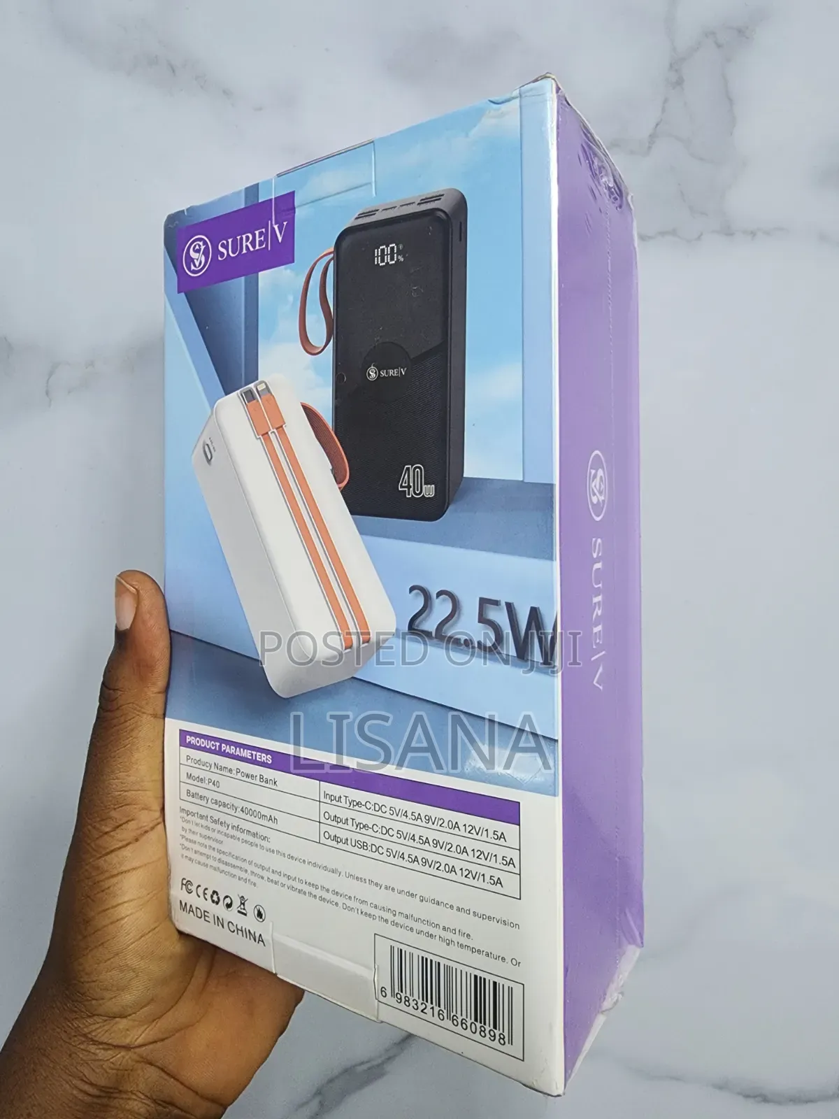 Fast Powerbank 40000mah