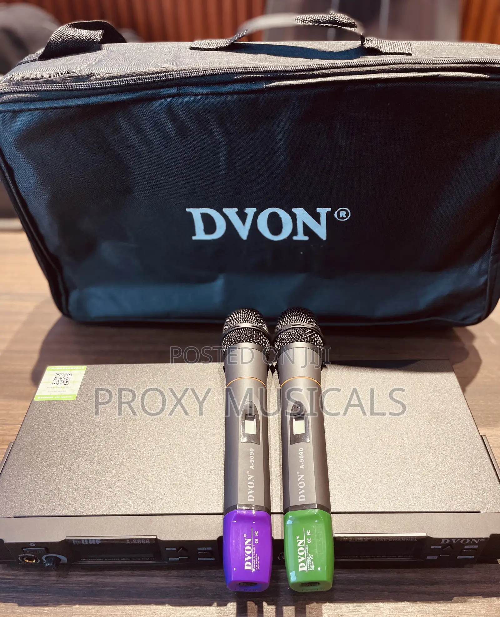 Dvon 2in1 Wireless Microphone System