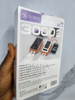 LC-3 Model Solar Powerbank