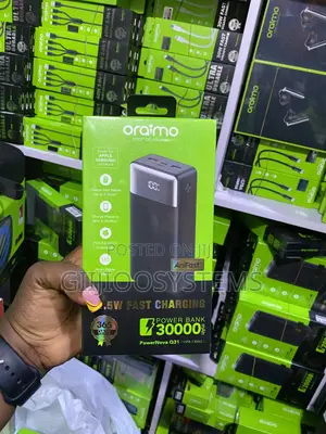 Oraimo PowerNova Q31 30000mAh 22.5W Fast Charging Power Bank