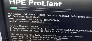 New Server HP ProLiant ML 16GB Intel Xeon HDD 1T