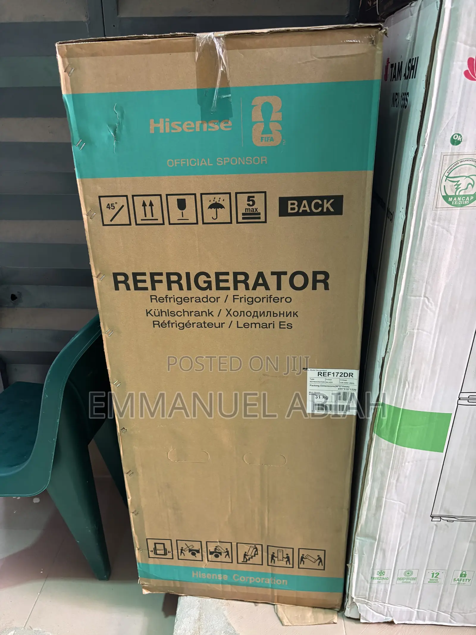Hisense Fridge and Freezer 124L