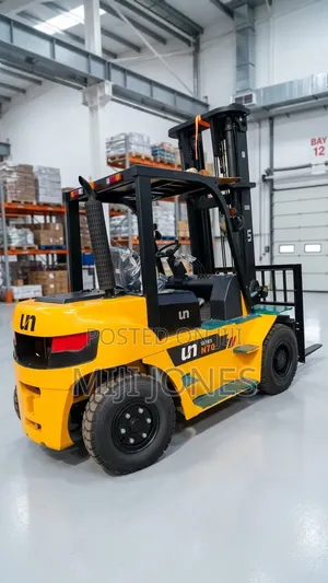 Brand New UN 7 Ton Diesel Forklift – 4.5M, Isuzu Engine, Solid Tires