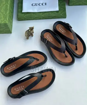 Gucci Luxury Leather Slippers