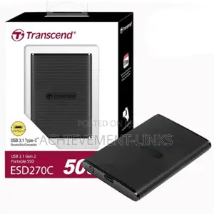 500GB Transcend External SSD