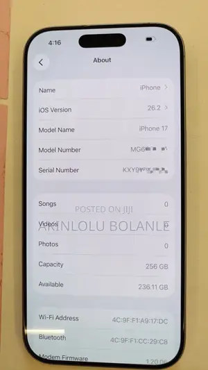 Apple iPhone 17 256 GB Blue