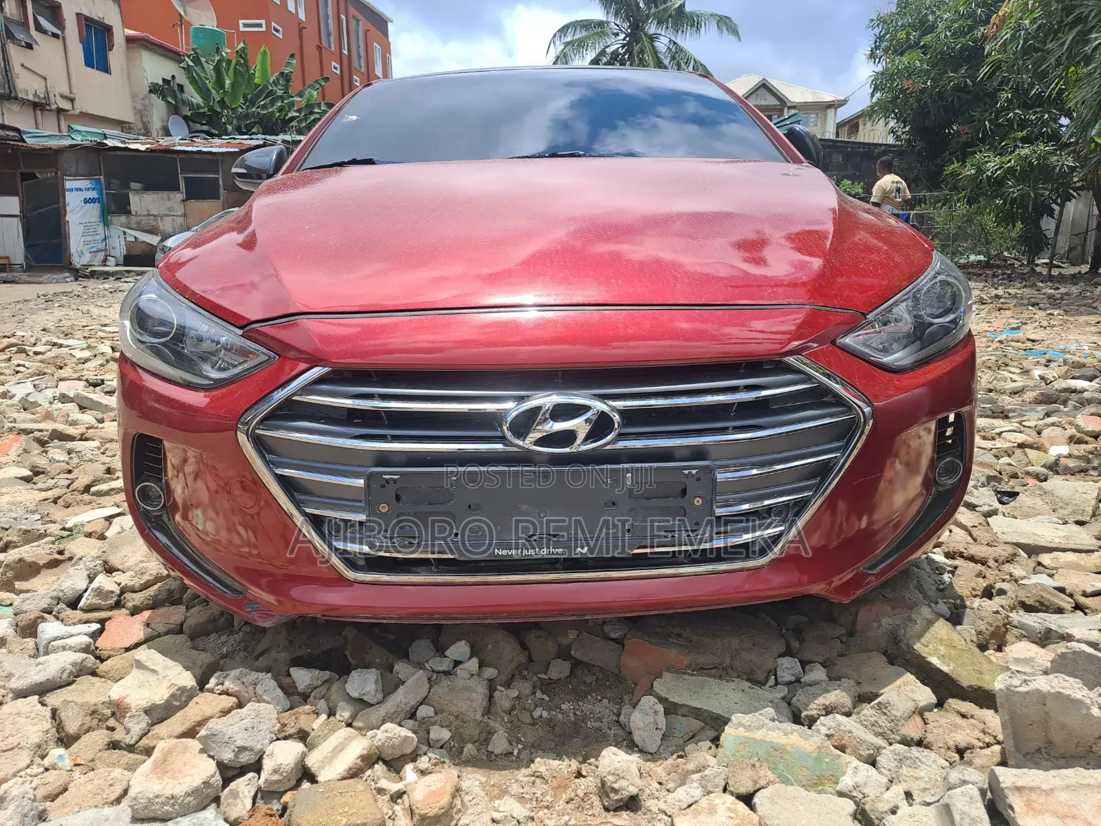 Hyundai Elantra 2015 Red