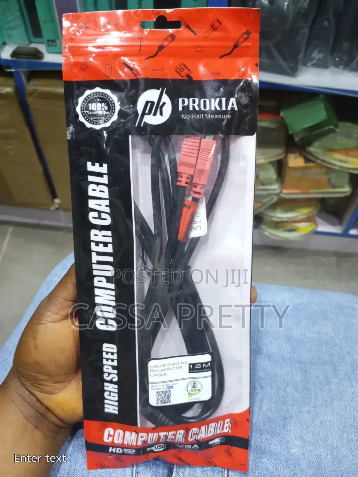 Prokia 3M High Speed USB 2.0 Printer Cable