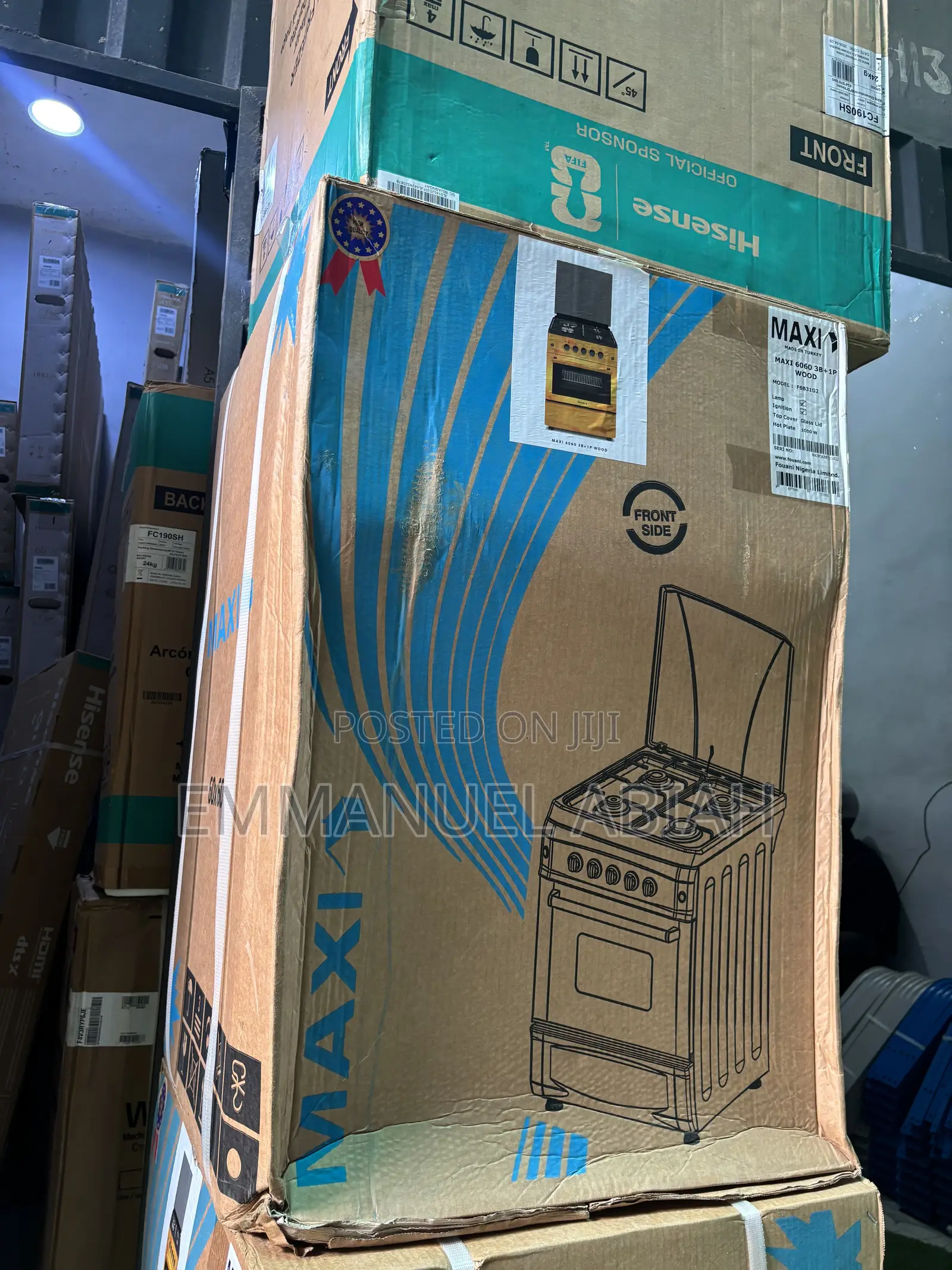 Maxi 4 Burner Gas Cooker