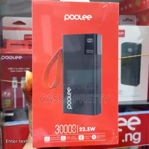 Poolee 30000mAh Power Bank 22.5W Super Fast Charge With LED Display